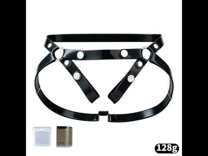 Adjustable silicone support belt assembly on mannequin; demonstration cage not included