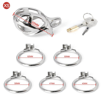 Primary Stainless Steel MAMBA Chastity Cage - Only the Cage