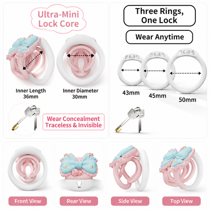 Princess Bow Chastity Cage