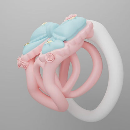 Princess Bow Chastity Cage