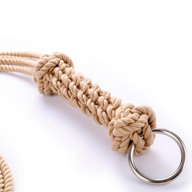 Handgemachte Shibari Seilpeitsche