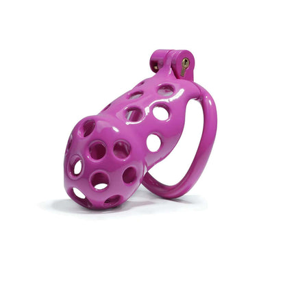 Purple Hole Mamba Chastity Cage Kit 1.77 To 4.13 Inches Long