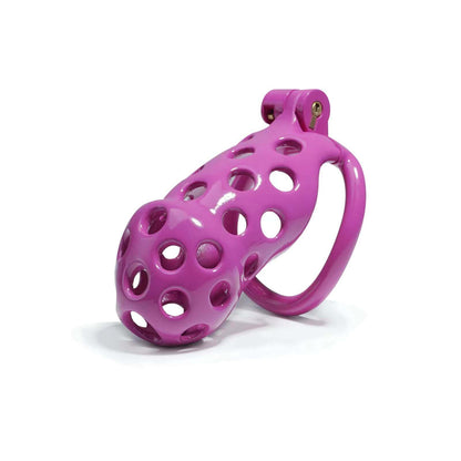 Purple Hole Mamba Chastity Cage Kit 1.77 To 4.13 Inches Long