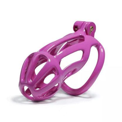 Purple Stripe Mamba Chastity Cage Kit 1.77 To 4.13 Inches Long