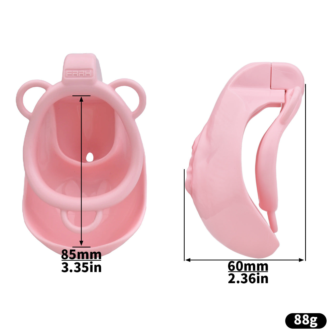 Pussy Chastity Cage With Wearable Butt Plug