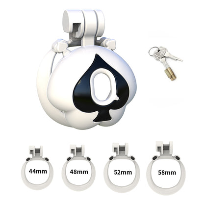Q Peach Chastity Cage