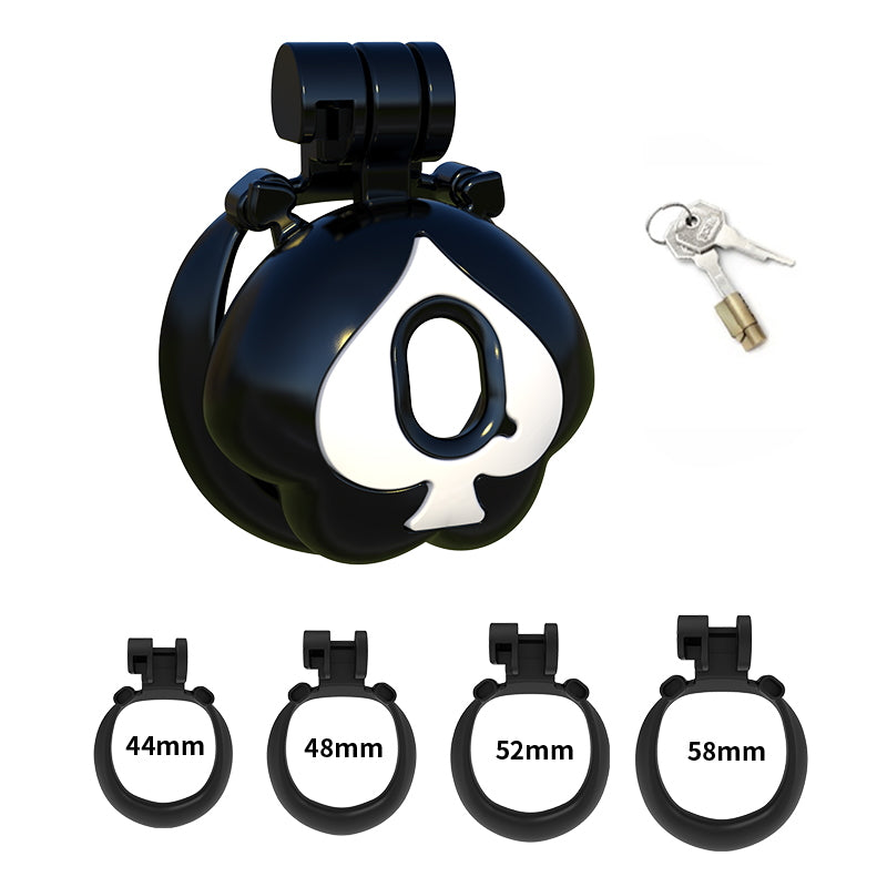 Q Peach Chastity Cage