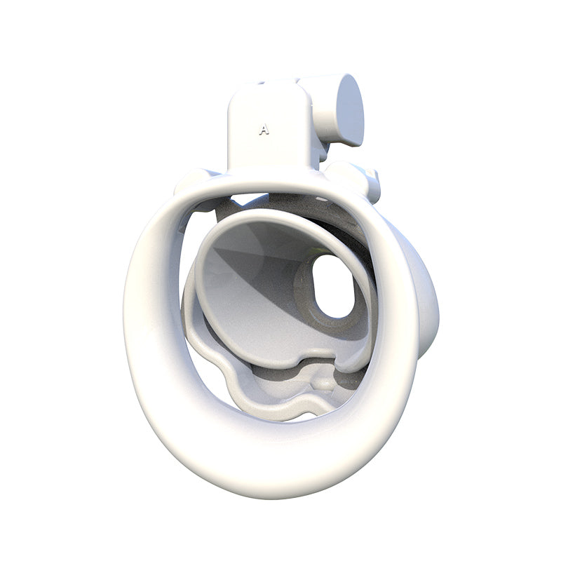 Q Peach Chastity Cage
