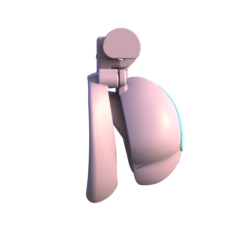 Q Peach Chastity Cage