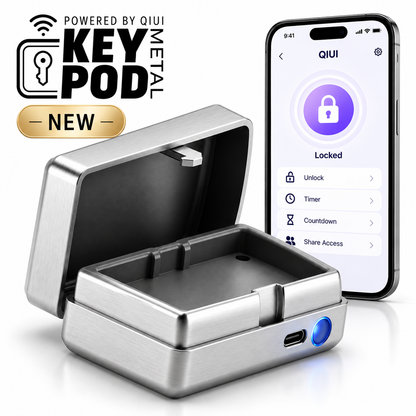 App-Controlled Key Lock Box – Metal Key Pod by QIUI (Pre Sale)