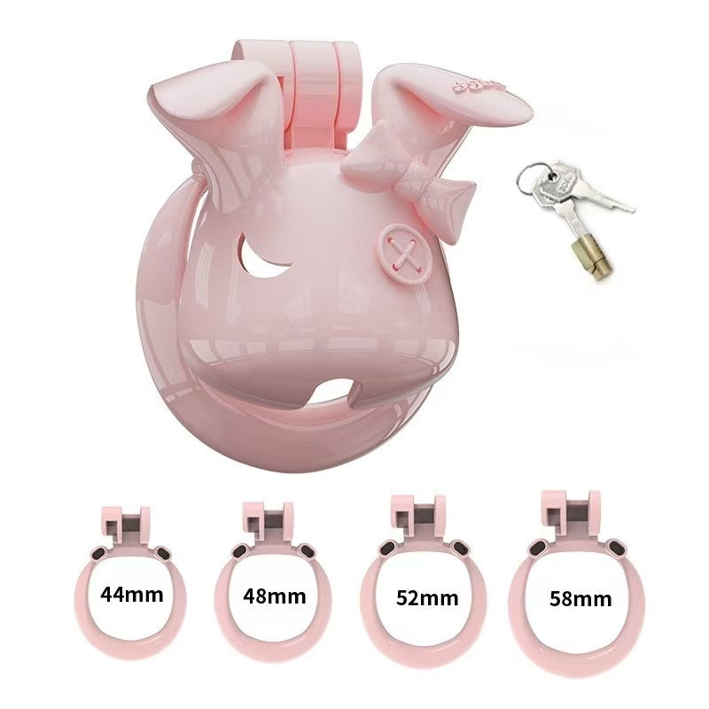 Rabbit Fairy Resin Chastity Cage