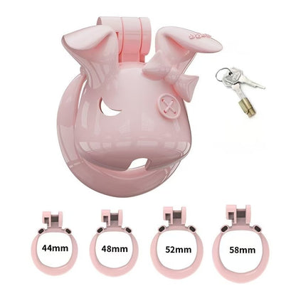 Rabbit Fairy Resin Chastity Cage
