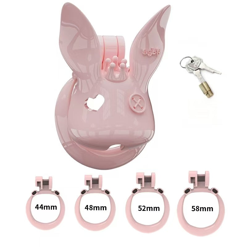Rabbit Fairy Resin Chastity Cage