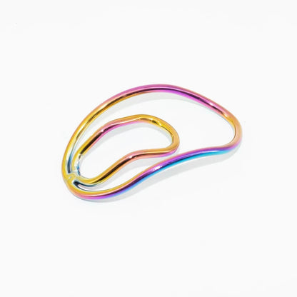 Rainbow Fufu Clip Panty Metal Chastity Device