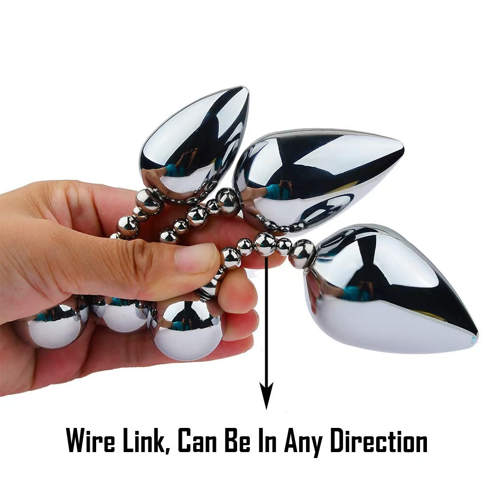 Random Double Headed Metal Anal Plug 8