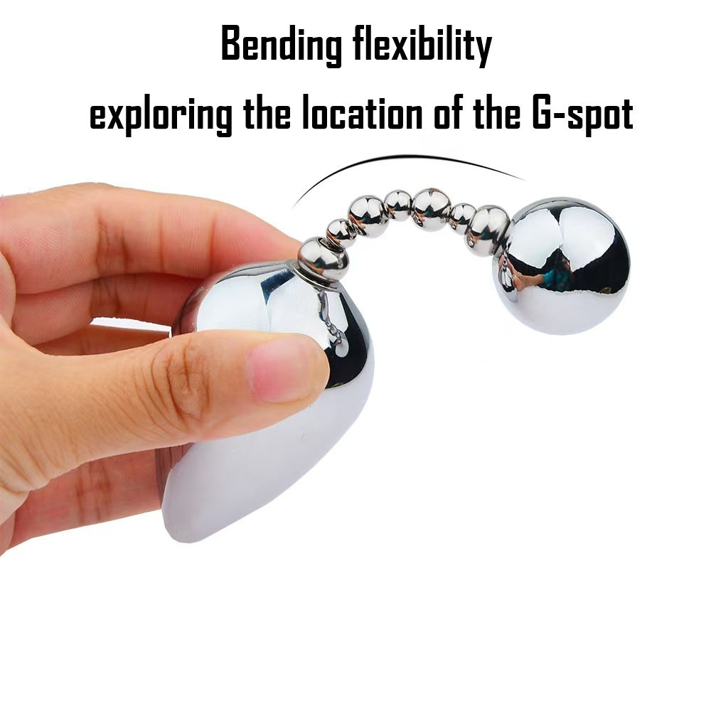 Random Double Headed Metal Anal Plug  4