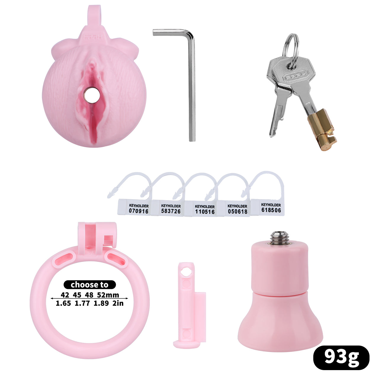 Realistic Clitoris Chastity Cage - 20