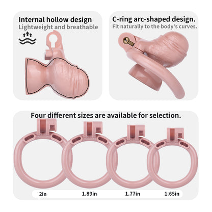 Resin Inverted Chastity Cage