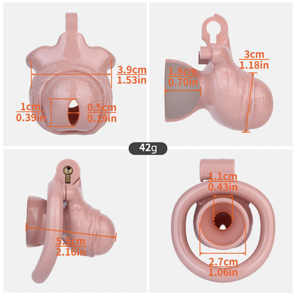 Resin Inverted Chastity Cage