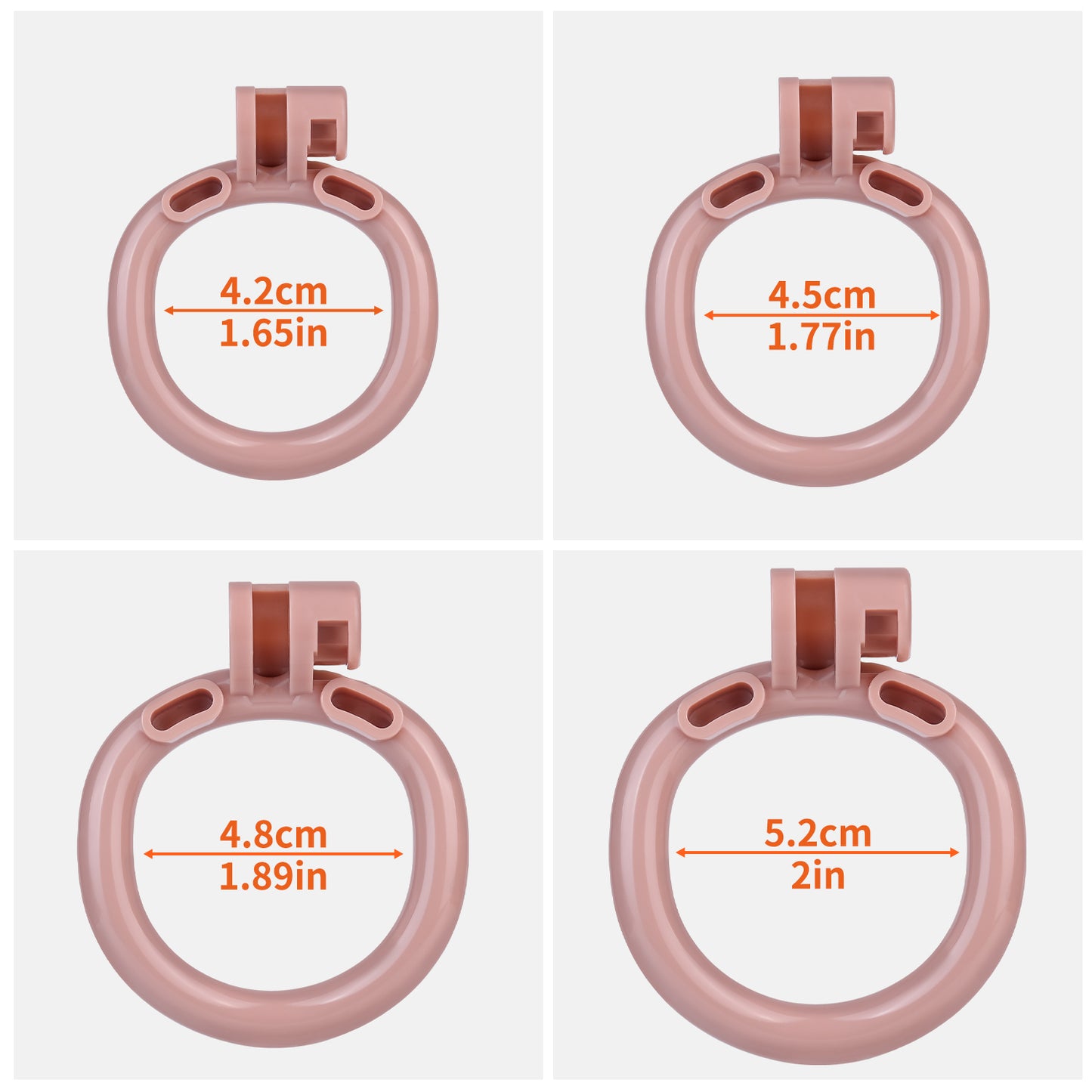 Resin Inverted Chastity Cage