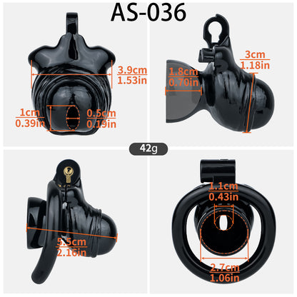 Resin Inverted Chastity Cage