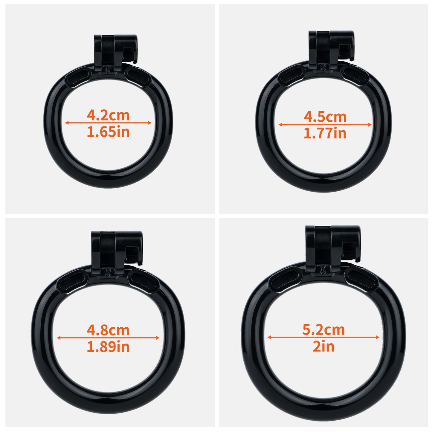 Resin Inverted Chastity Cage