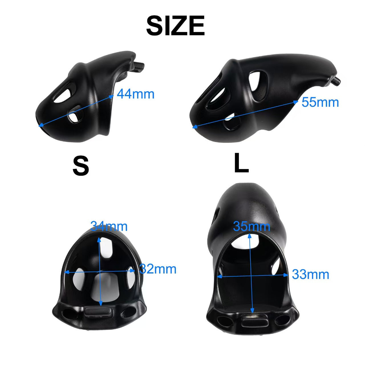 Resin Penile Confinement Chastity Cage
