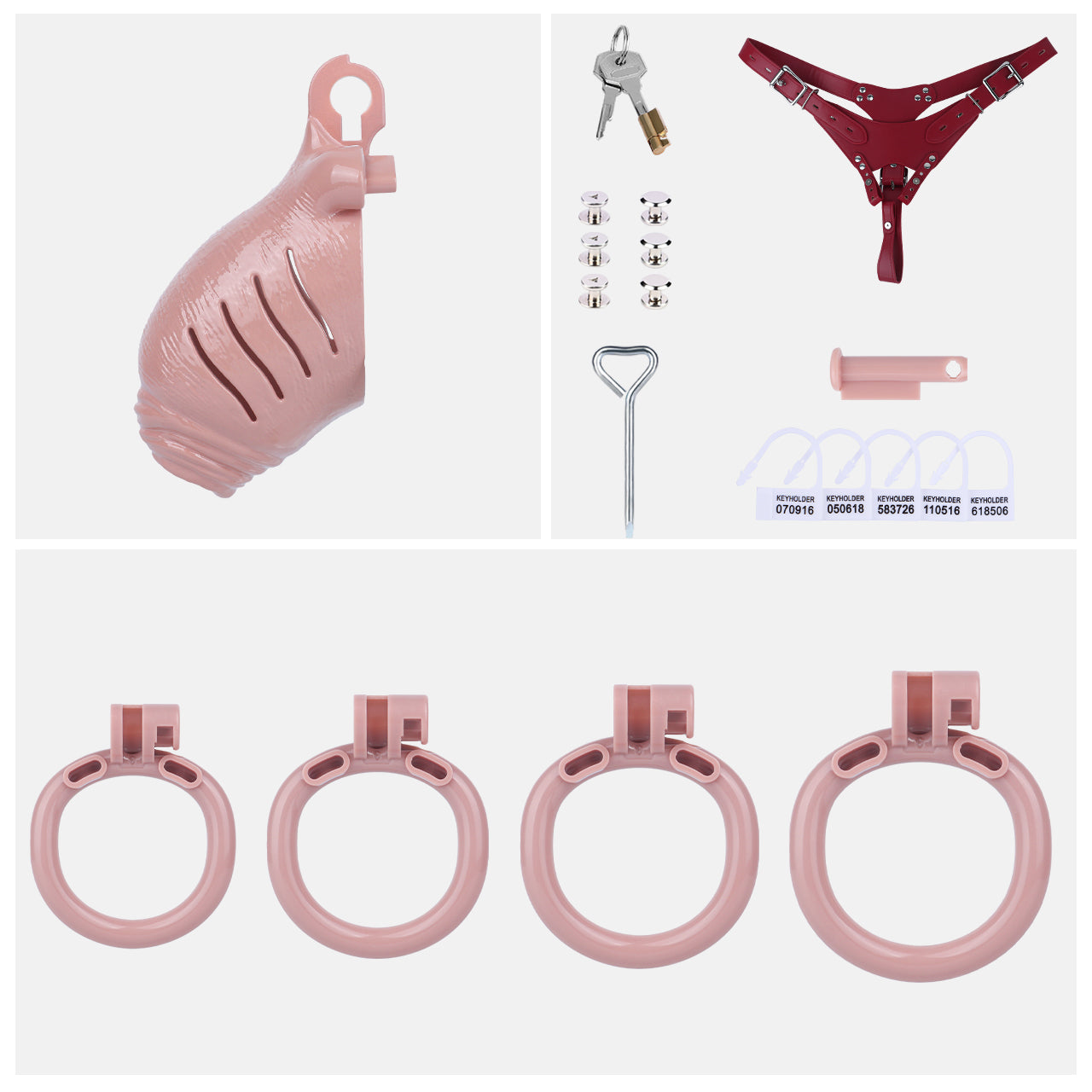 Resin Realistic Chastity Cage