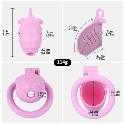 Resin Realistic Chastity Cage