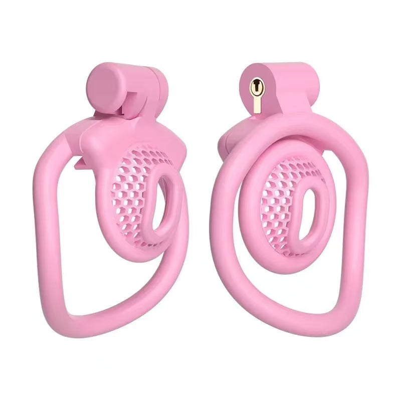 3D 4Rings Super Small Reticular BDSM Chastity Cage