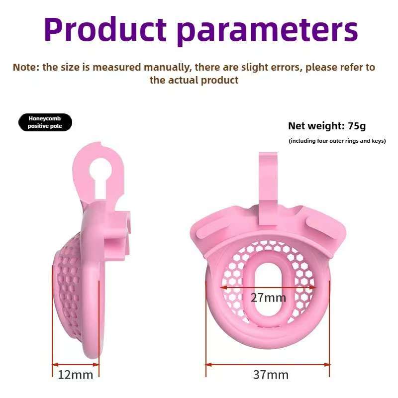 3D 4Rings Super Small Reticular BDSM Chastity Cage