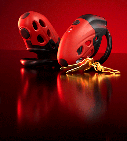 Lockink Telescopic Electric Shock Chastity Cage