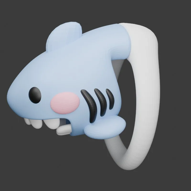 Shark Men's Chastity Cage -6