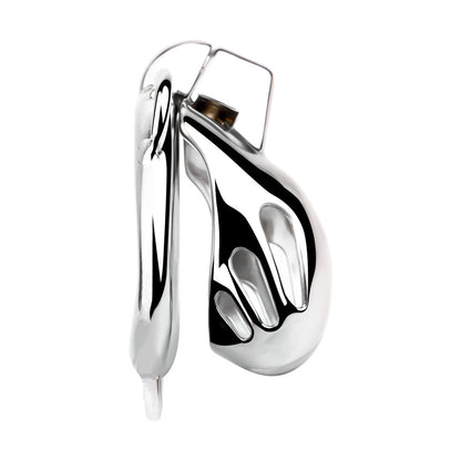 Short Smooth Stainless Steel Mamba Cage with Belt