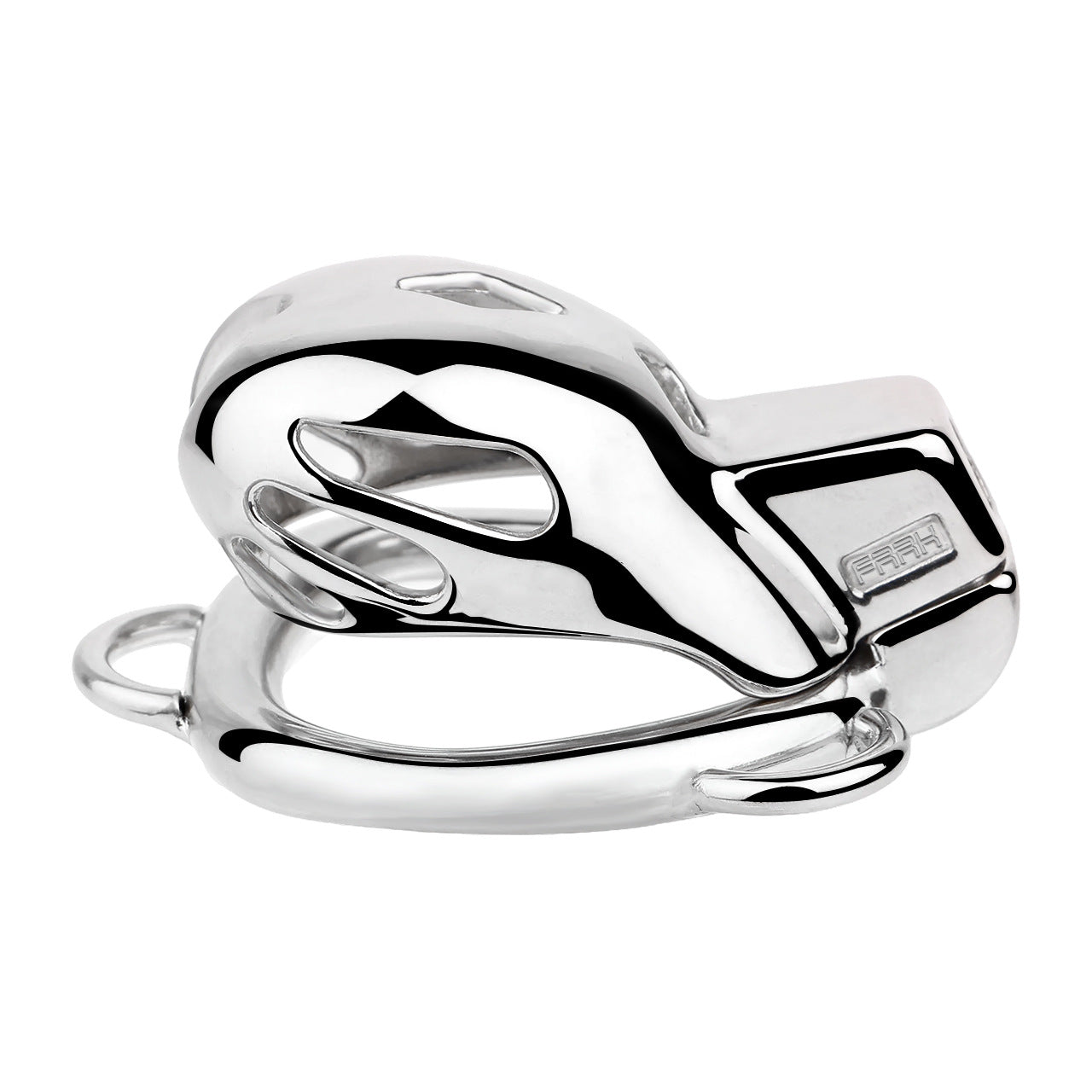 Short Smooth Stainless Steel Mamba Cage with Belt