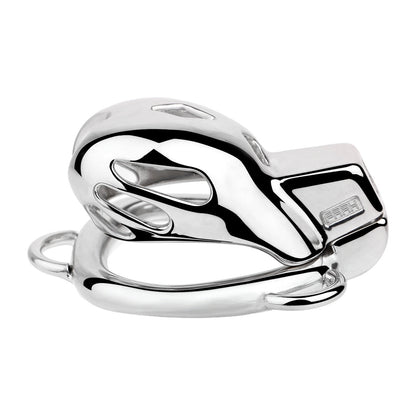 Short Smooth Stainless Steel Mamba Cage with Belt