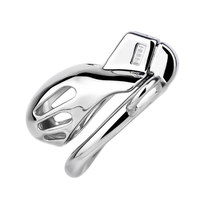 Short Smooth Stainless Steel Mamba Cage with Belt