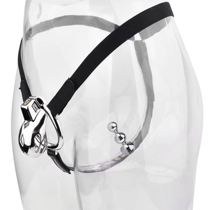 Short Smooth Stainless Steel Mamba Cage with Belt