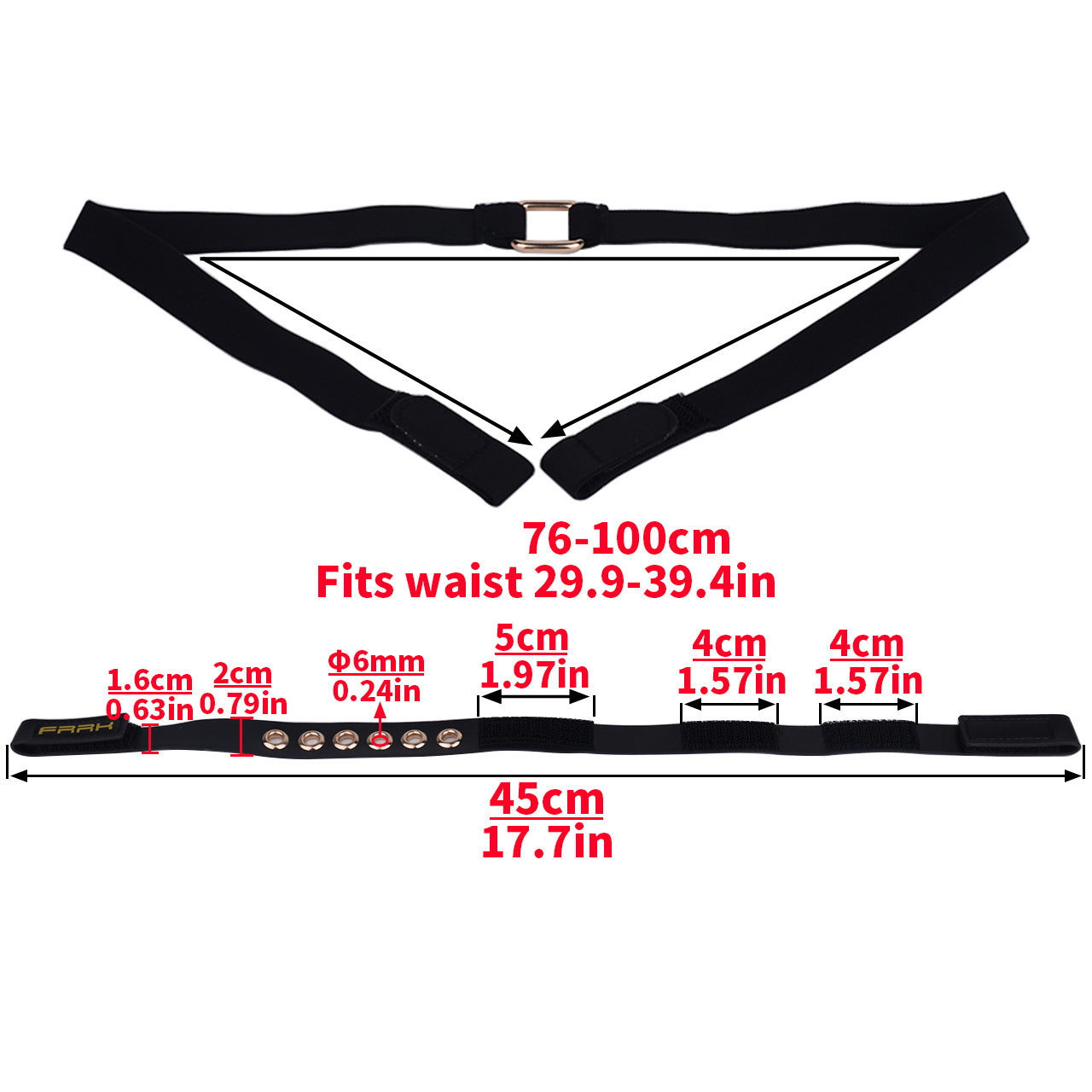 Short Smooth Stainless Steel Mamba Cage with Belt