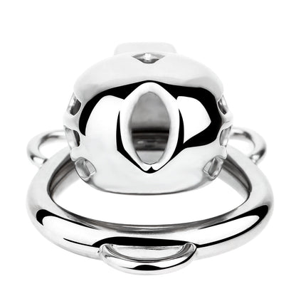 Short Smooth Stainless Steel Mamba Cage with Belt
