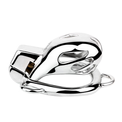 Short Smooth Stainless Steel Mamba Cage with Belt