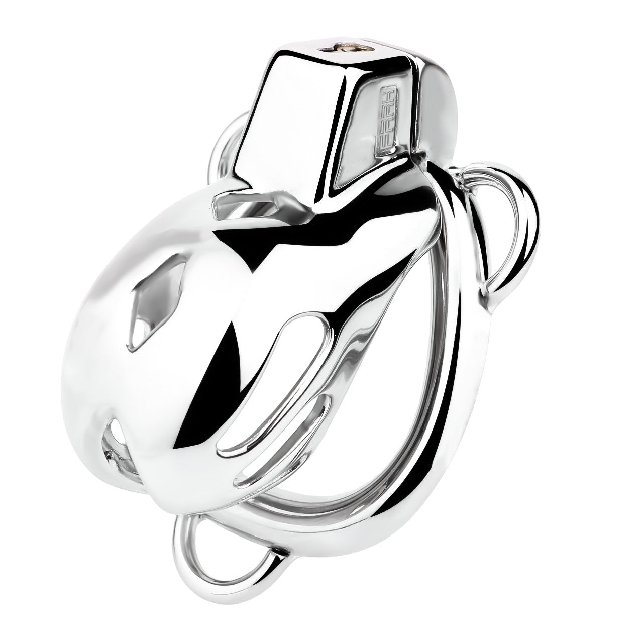 Short Smooth Stainless Steel Mamba Cage with Belt
