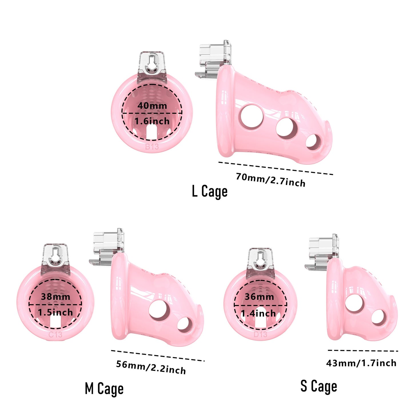 Silicone Chastity Cage With Remote Control Anal Plug