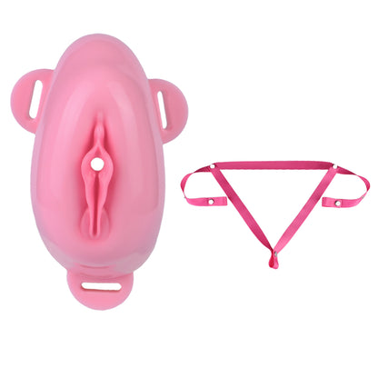 Sissy Silicone Chastity Cage with Belt 12