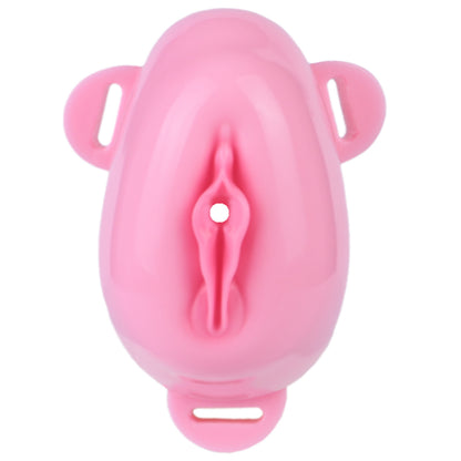 Sissy Silicone Chastity Cage with Belt 8