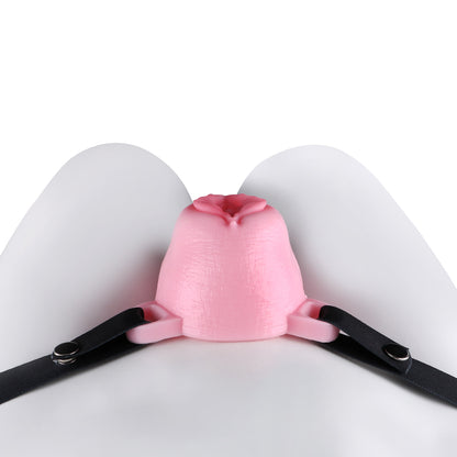 Sissy Silicone Chastity Cage with Belt 9