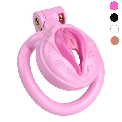 Simulated Pussy Integrated Chastity Cage