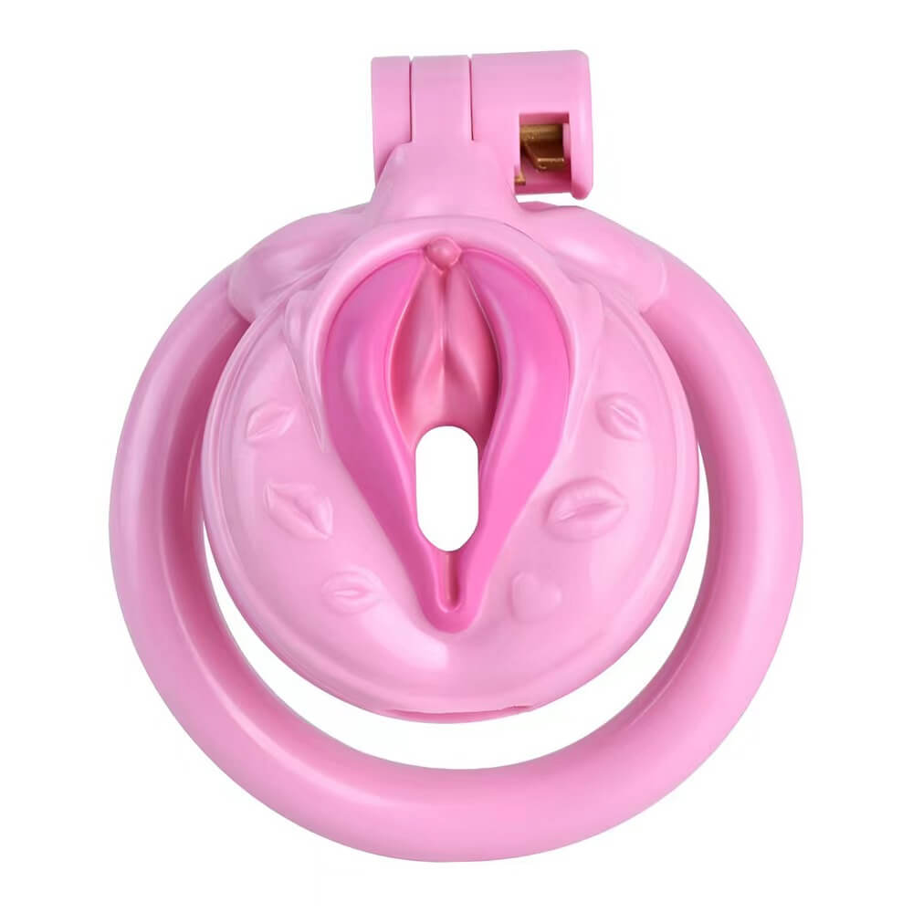 Simulated Pussy Integrated Chastity Cage