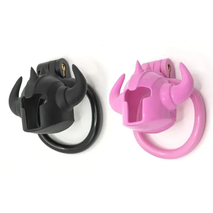 Sissy Bullhorn Chastity Cage