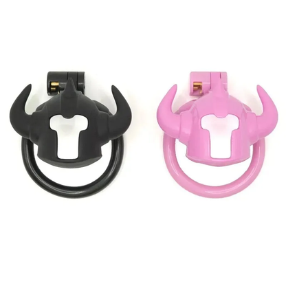 Sissy Bullhorn Chastity Cage